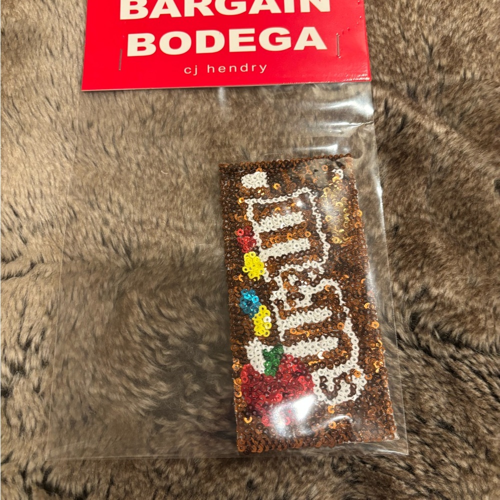 CJ Hendry Bargain Bodega Sequin M&M's Iron On Patch
